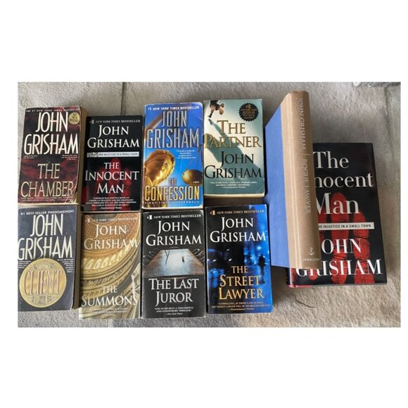 Selection of 10 John Grisham books - Picture 1 of 1